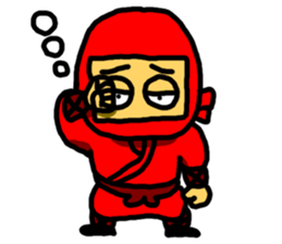 Red Ninjya 2 sticker #6122344