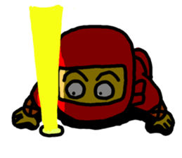Red Ninjya 2 sticker #6122345
