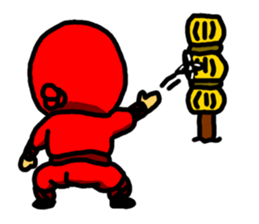 Red Ninjya 2 sticker #6122348