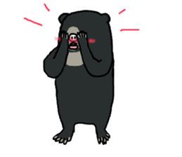 Malayan sun bear, Masao. sticker #6122416