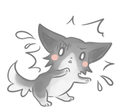 Sticker of a cute dog sticker #6122641