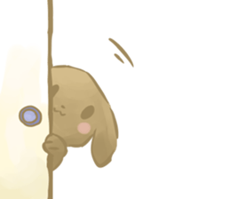 Sticker of a cute dog sticker #6122652