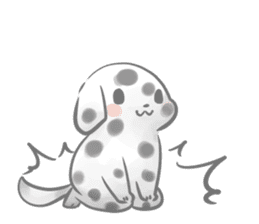 Sticker of a cute dog sticker #6122665