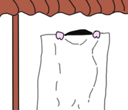 Pig became samurai and ninja sticker #6123533