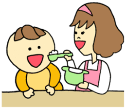 Yuzuhana chan parenting sticker sticker #6123640