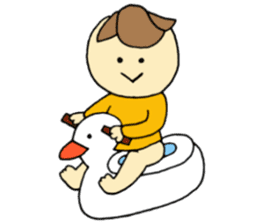 Yuzuhana chan parenting sticker sticker #6123644