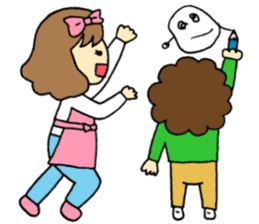 Yuzuhana chan parenting sticker sticker #6123655