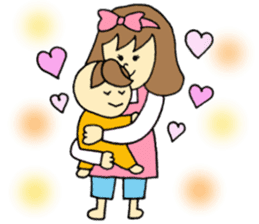 Yuzuhana chan parenting sticker sticker #6123657