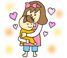 Yuzuhana chan parenting sticker sticker #6123657