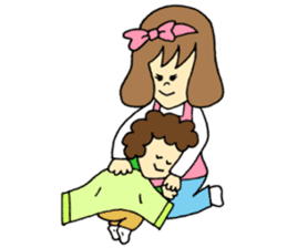 Yuzuhana chan parenting sticker sticker #6123665