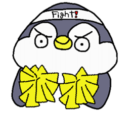 Penguin and water imp sticker #6123916