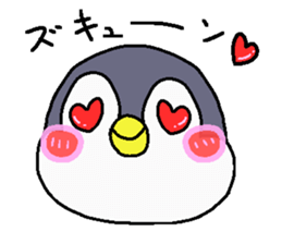 Penguin and water imp sticker #6123917