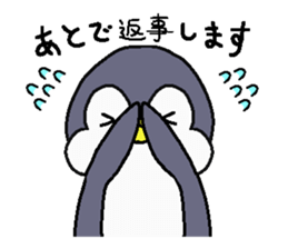 Penguin and water imp sticker #6123932
