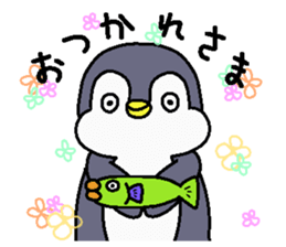 Penguin and water imp sticker #6123933