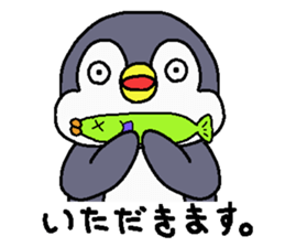 Penguin and water imp sticker #6123934