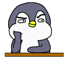 Penguin and water imp sticker #6123940