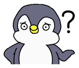 Penguin and water imp sticker #6123941