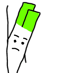 Cute leek