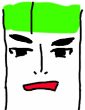 Cute leek sticker #6124064