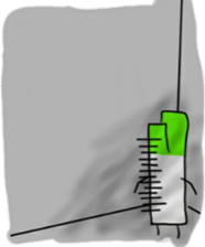 Cute leek sticker #6124071