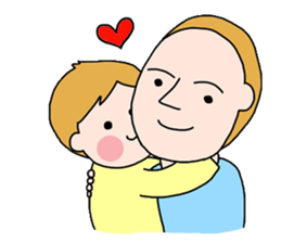 Dad, mom and me sticker #6124679