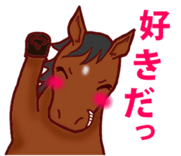 love horses sticker sticker #6124751