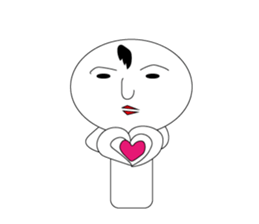kokeshi japanese doll sticker #6125474