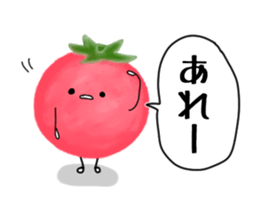 Red cute tomato sticker #6125837