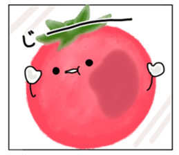 Red cute tomato sticker #6125838