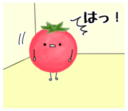 Red cute tomato sticker #6125849