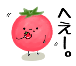 Red cute tomato sticker #6125853