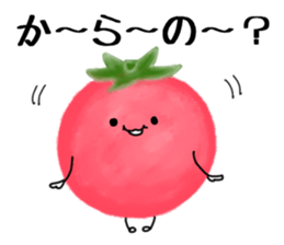 Red cute tomato sticker #6125854
