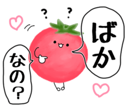 Red cute tomato sticker #6125861