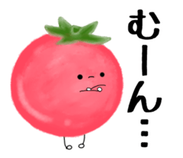 Red cute tomato sticker #6125866