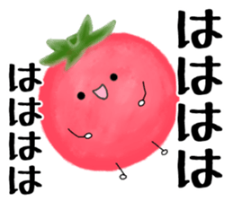 Red cute tomato sticker #6125867