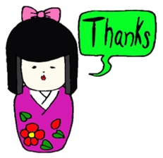 The world of the KOKESHI-DOLLY sticker #6126236
