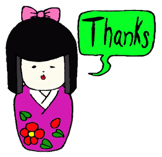 The world of the KOKESHI-DOLLY sticker #6126236