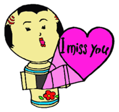 The world of the KOKESHI-DOLLY sticker #6126237