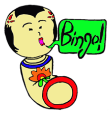 The world of the KOKESHI-DOLLY sticker #6126242