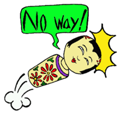 The world of the KOKESHI-DOLLY sticker #6126246