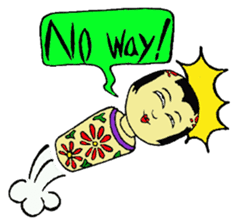 The world of the KOKESHI-DOLLY sticker #6126246