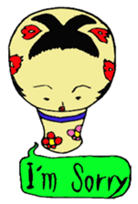 The world of the KOKESHI-DOLLY sticker #6126254