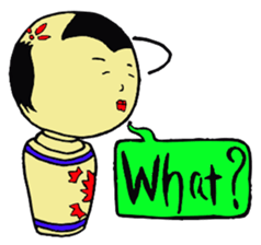 The world of the KOKESHI-DOLLY sticker #6126255