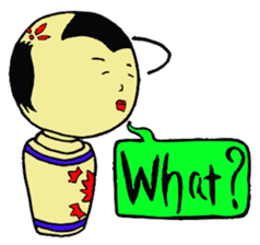 The world of the KOKESHI-DOLLY sticker #6126255