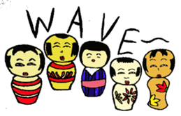 The world of the KOKESHI-DOLLY sticker #6126262