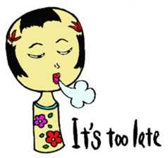 The world of the KOKESHI-DOLLY sticker #6126263