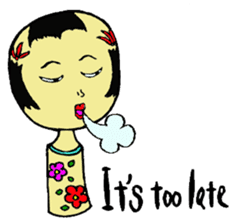 The world of the KOKESHI-DOLLY sticker #6126263