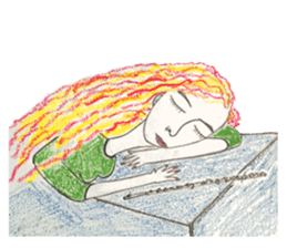 Ouchy girl sticker #6126413