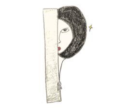 Ouchy girl sticker #6126426