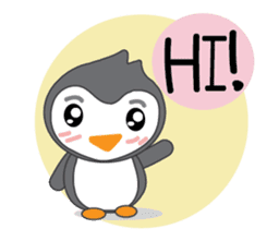 Mr. Robin : Little Cute Penguin sticker #6126593